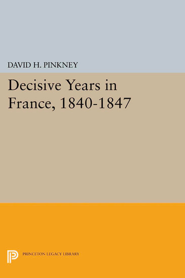Decisive Years in France, 1840-1847 main product photo