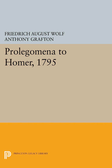 Prolegomena to Homer, 1795 main product photo