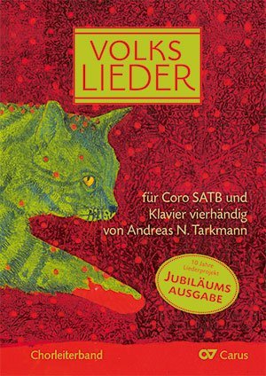 Volkslieder, für Coro SATB und Klavier vierhändig, Chorleiterband main product photo
