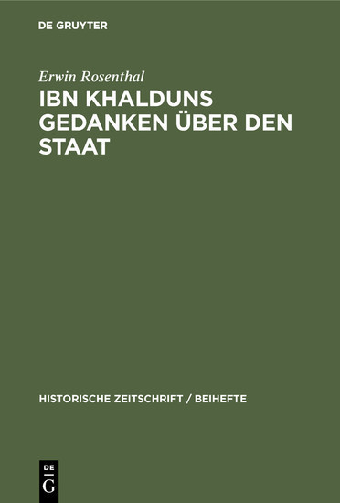IBN Khalduns Gedanken über den Staat main product photo