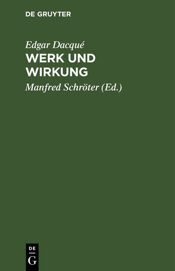 Werk und Wirkung main product photo