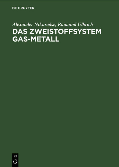 Das Zweistoffsystem Gas-Metall main product photo