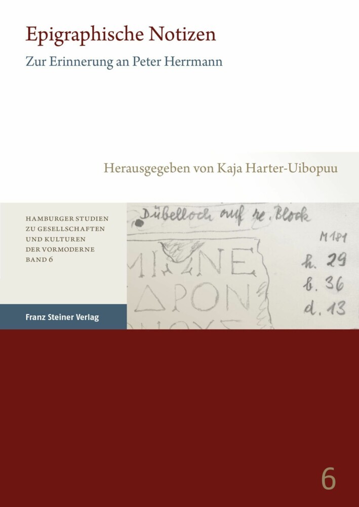 Epigraphische Notizen main product photo
