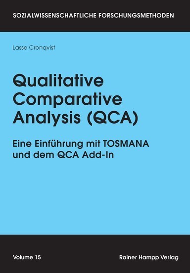 Qualitative Comparative Analysis (QCA) main product photo