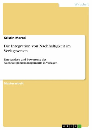 Die Integration von Nachhaltigkeit im Verlagswesen