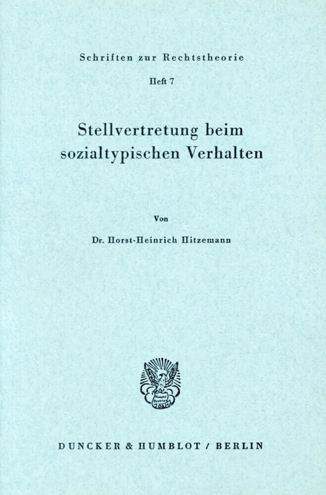 Stellvertretung beim sozialtypischen Verhalten. main product photo