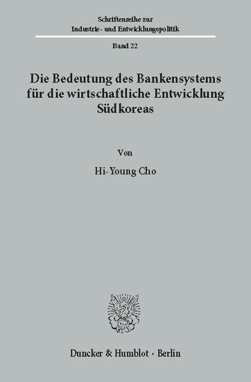 Die Bedeutung des Bankensystems für die wirtschaftliche Entwicklung Südkoreas. main product photo