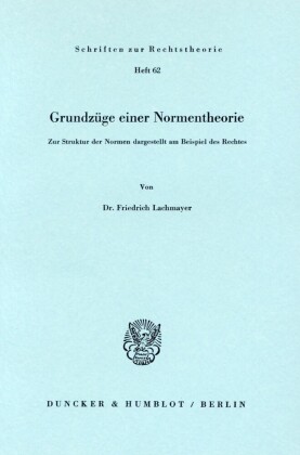 Grundzüge einer Normentheorie.