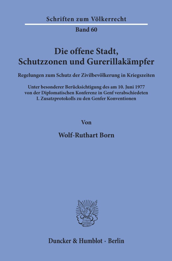 Die offene Stadt, Schutzzonen und Guerillakämpfer. main product photo
