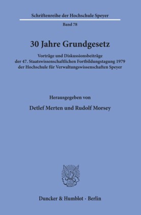 30 Jahre Grundgesetz.