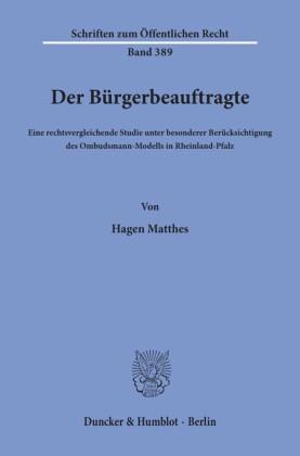 Der Bürgerbeauftragte.