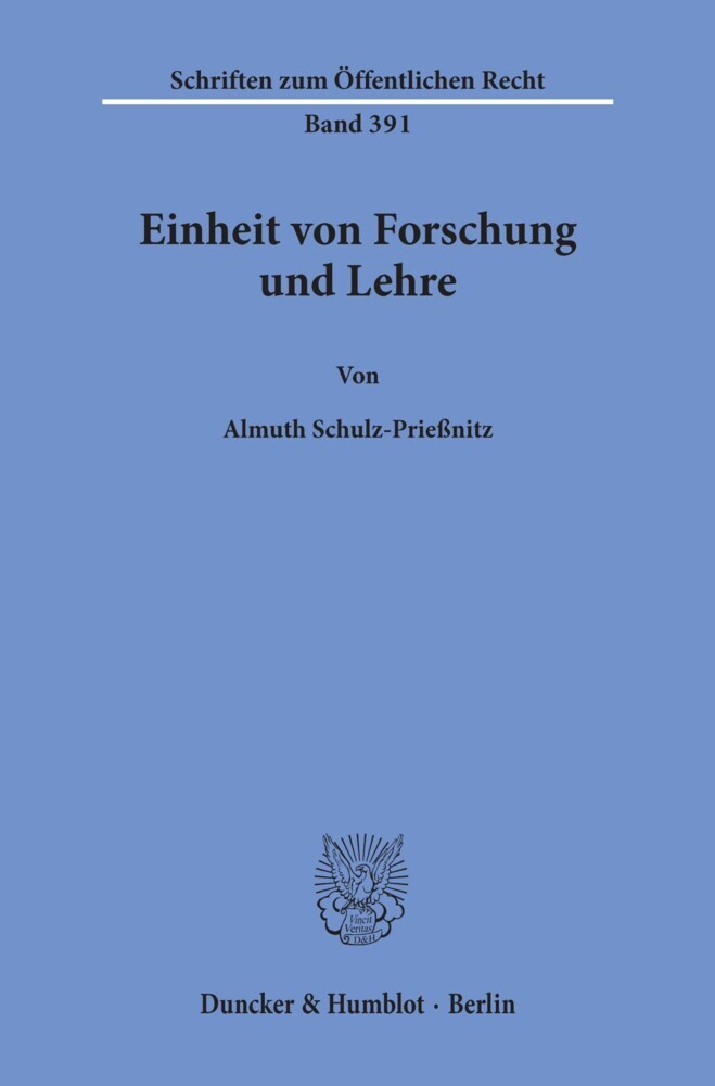Einheit von Forschung und Lehre. main product photo