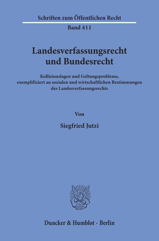 Landesverfassungsrecht und Bundesrecht. main product photo
