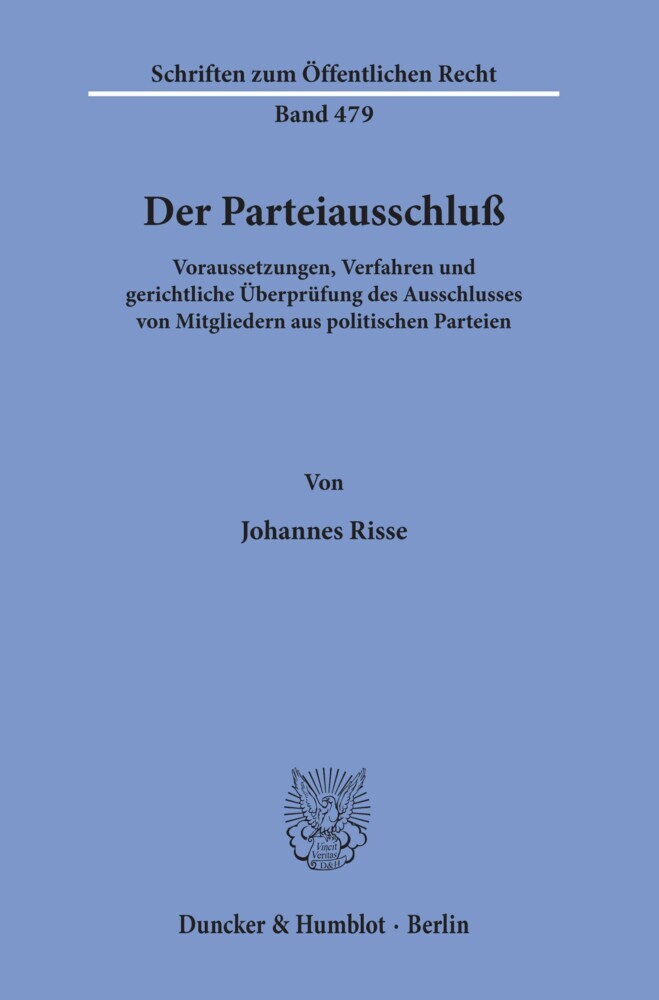 Der Parteiausschluß. main product photo