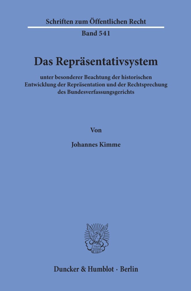 Das Repräsentativsystem main product photo