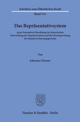 Das Repräsentativsystem
