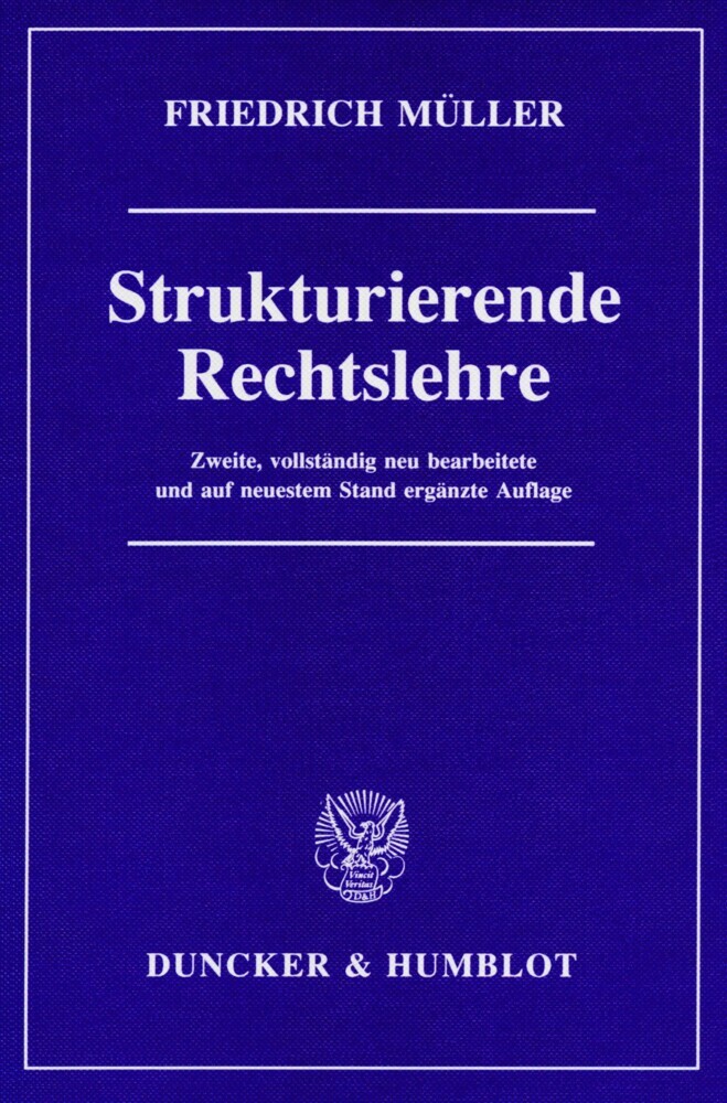 Strukturierende Rechtslehre. main product photo