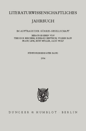 Literaturwissenschaftliches Jahrbuch.