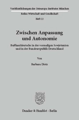 Zwischen Anpassung und Autonomie.