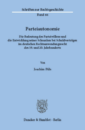 Parteiautonomie.