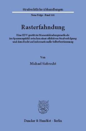 Rasterfahndung.