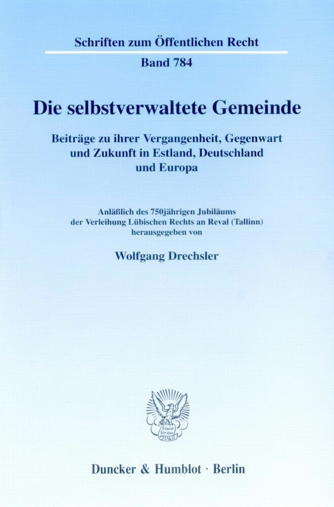 Die selbstverwaltete Gemeinde. main product photo