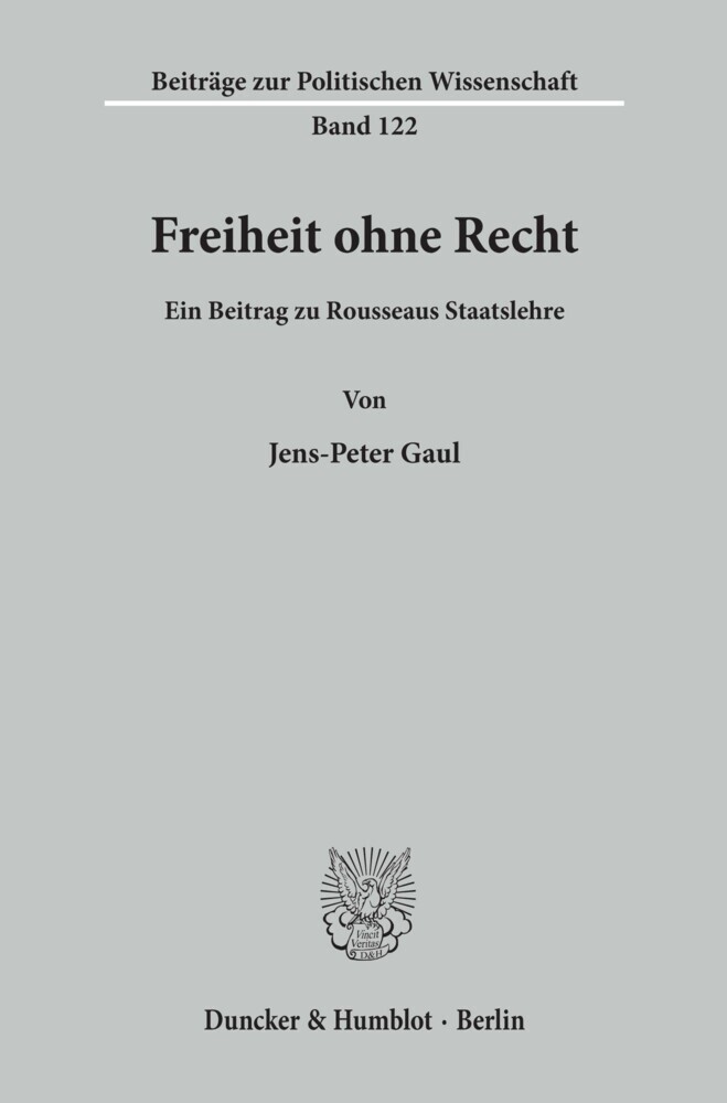 Freiheit ohne Recht. main product photo
