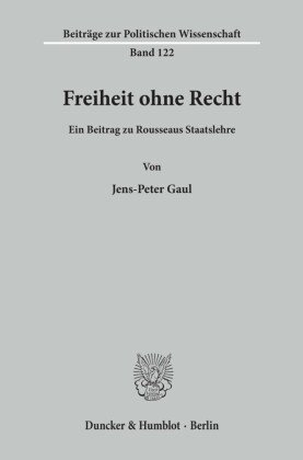 Freiheit ohne Recht.