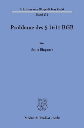 Probleme des 1611 BGB.