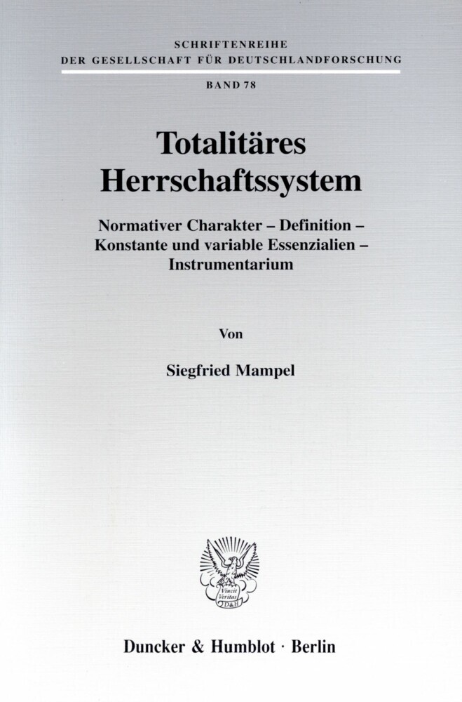 Totalitäres Herrschaftssystem. main product photo