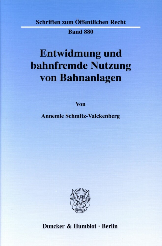 Entwidmung und bahnfremde Nutzung von Bahnanlagen. main product photo
