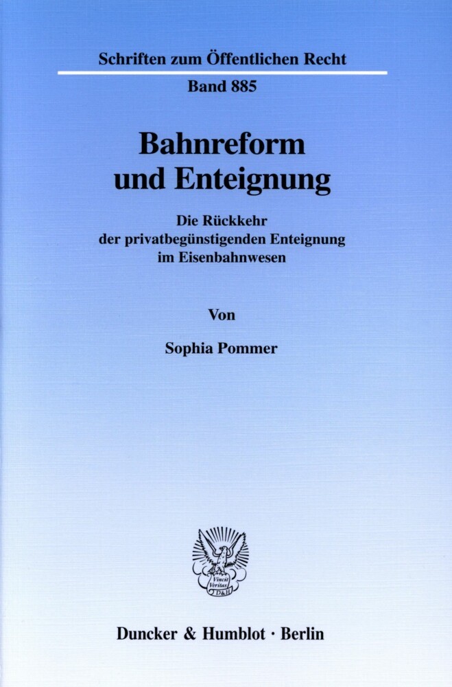Bahnreform und Enteignung. main product photo
