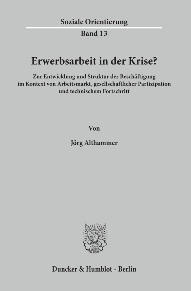 Erwerbsarbeit in der Krise? main product photo
