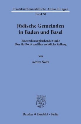 Jüdische Gemeinden in Baden und Basel.