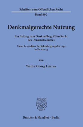 Denkmalgerechte Nutzung.