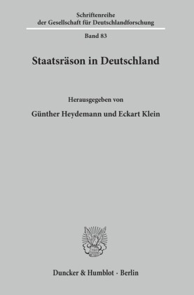 Staatsräson in Deutschland.