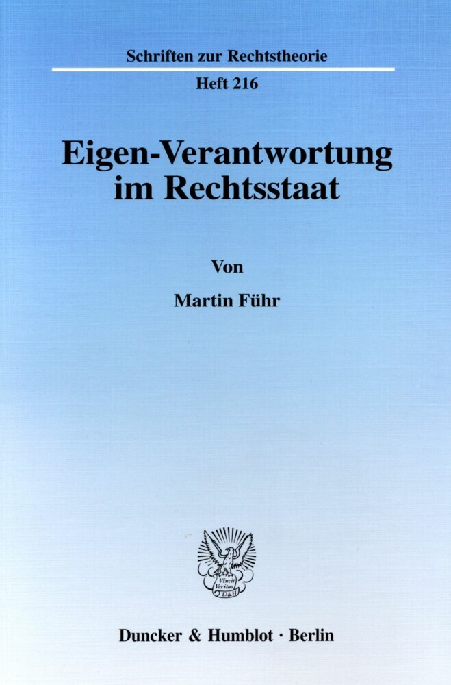 Eigen-Verantwortung im Rechtsstaat. main product photo