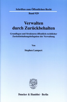 Verwalten durch Zurückbehalten.