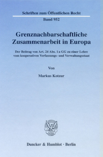 Grenznachbarschaftliche Zusammenarbeit in Europa. main product photo