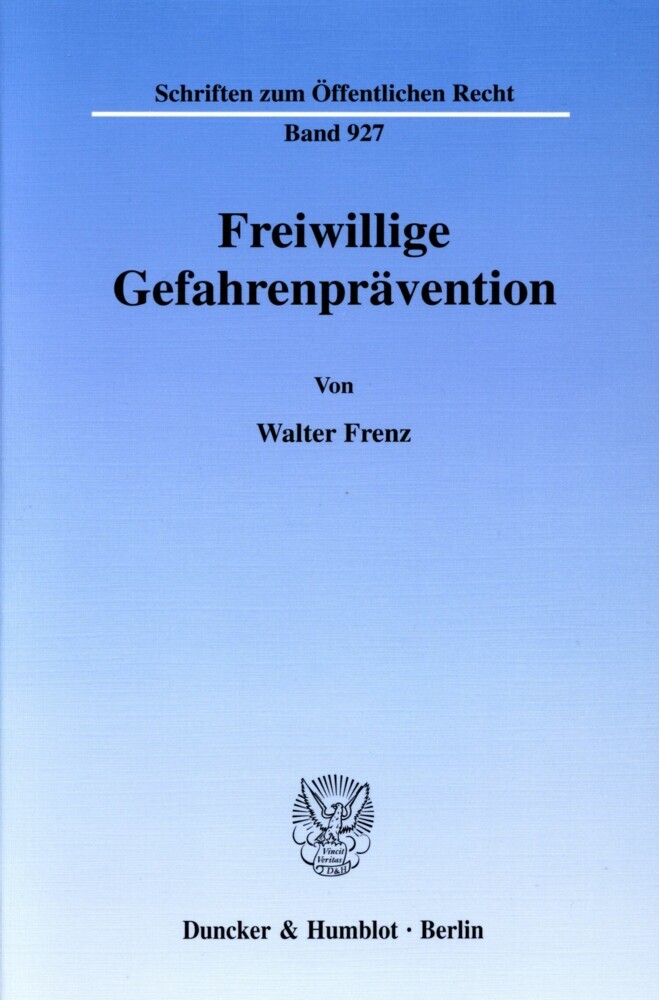 Freiwillige Gefahrenprävention. main product photo