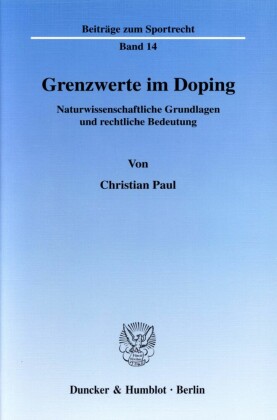 Grenzwerte im Doping.