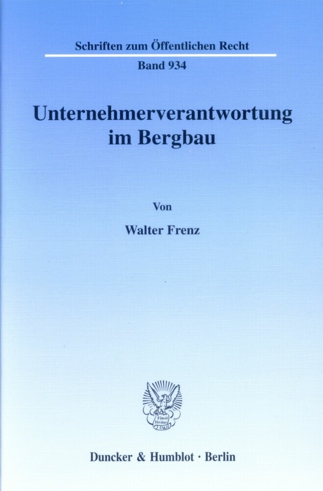 Unternehmerverantwortung im Bergbau. main product photo