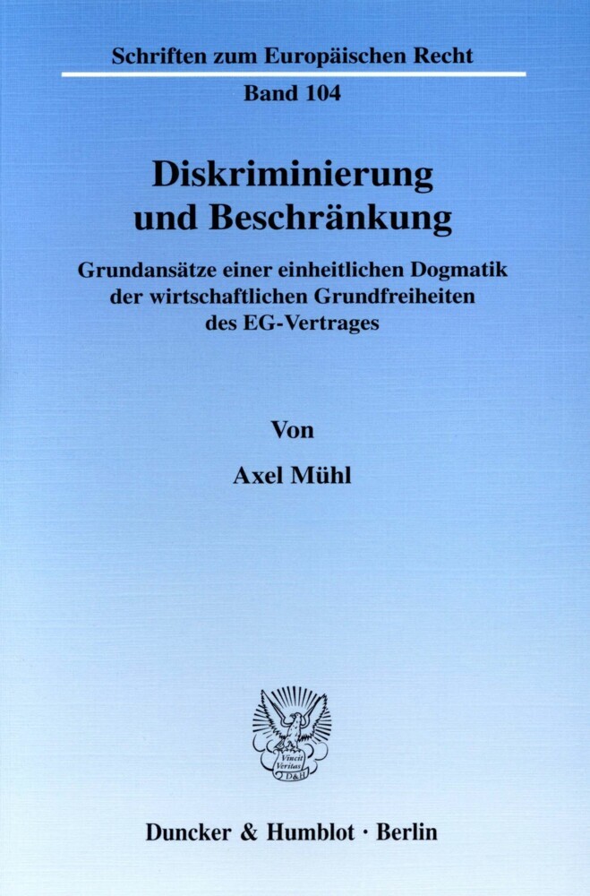 Diskriminierung und Beschränkung. main product photo