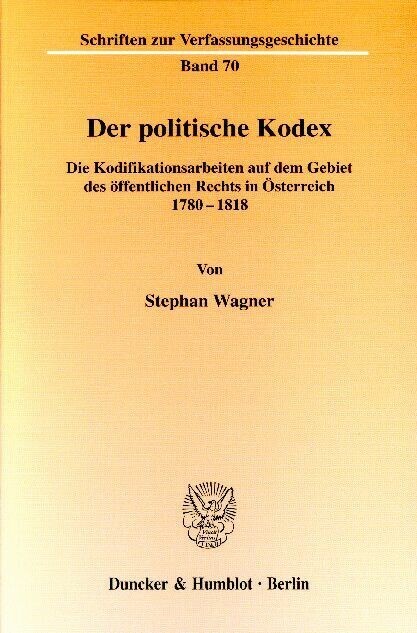 Der politische Kodex. main product photo