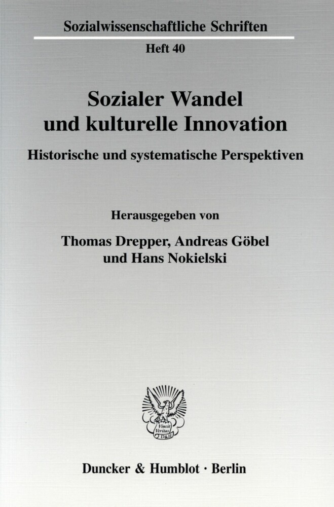 Sozialer Wandel und kulturelle Innovation. main product photo