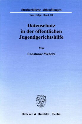 Datenschutz in der öffentlichen Jugendgerichtshilfe.