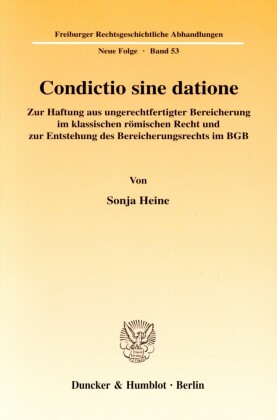 Condictio sine datione.