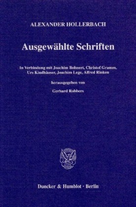 Ausgewählte Schriften.
