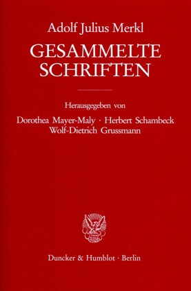 Gesammelte Schriften.
