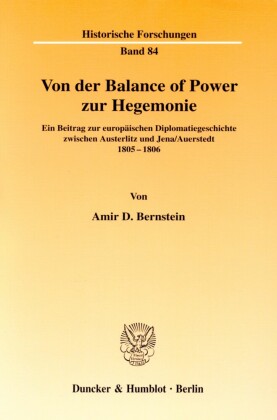 Von der Balance of Power zur Hegemonie.